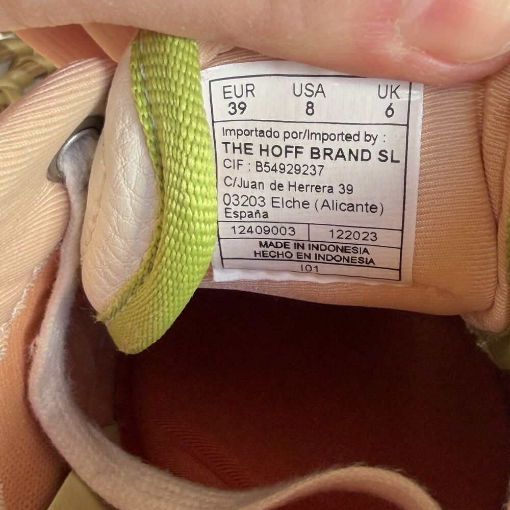 HOFF Gamla Stan Trainers Metro Fl In Multi Beige Cream Sneakers Women’s US 8 - Picture 11 of 16